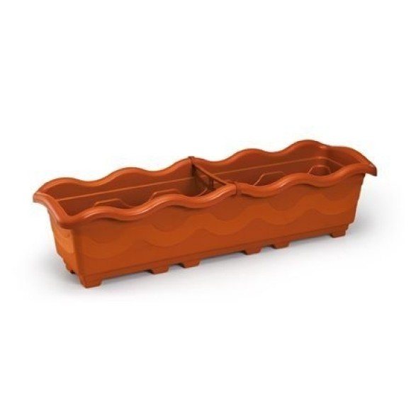 JARDINEIRA EXTRA GRANDE TELHA 17L 80X25X20CM UN. INJEPLASTEC