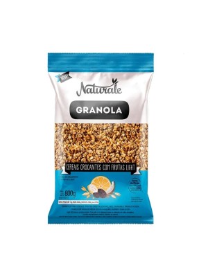 GRANOLA CEREAIS CROCANTES C/ FRUTAS LIGHT 800G UN. NATURALE
