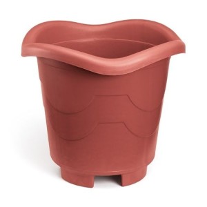 VASO REDONDO TELHA EXTRA GRANDE 26L 40X50CM UN. INJEPLASTEC