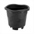 VASO REDONDO GRANDE PRETO UN.