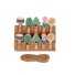 PRENDEDOR DE MADEIRA DECORADOS C/10PCS UN. ZEIN