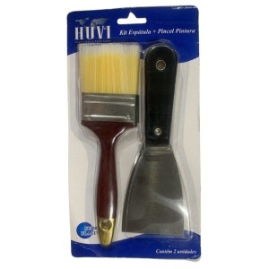 PINCEL E ESPATULA KIT FERRAMENTA 2PCS UN.
