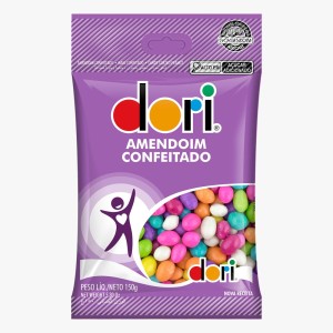 AMENDOIM COLORIDO 150G UN.