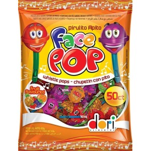 PIRULITO FACEPOP APITO 450G UN.