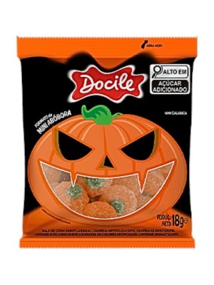 BALA DE GOMA MINI ABOBORA 18G UN. DOCILE