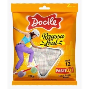 PASTILHA MINI 12 RAYSSA 90G UN. DOCILE