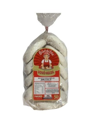 BISCOITO ROSCA SIMPLES 300G UN. HELDA
