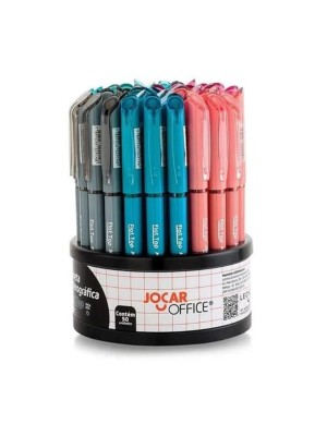CANETA ESFEROGRAFICA DISPLAY C/50PCS FLAT TOP 0,7 AZUL UN.