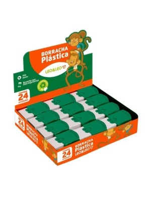 BORRACHA BRANCA/CINTA DISPLAY C/24PCS UN.