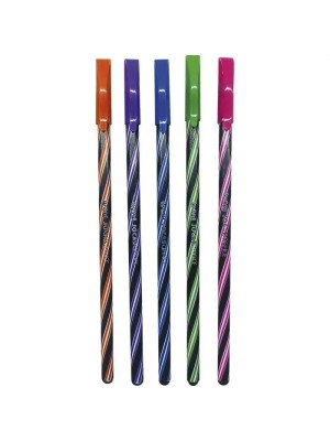 CANETA ESF. WOW 0.7 DISPLAY C/50PCS UN. COLORIDA/PRETO UN. SORTIDAS