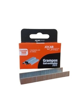 GRAMPOS 26/6 C/1000PCS GALVANIZADO UN.