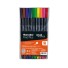 MARCADOR FINE PLUS SUBCAIXA C/12PCS ESTOJO C/10 CORES UN.