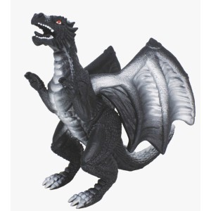 DRAGAO PRETO ERA DOS DRAGOES 42X12X29CM UN. MISTER BRINQUE