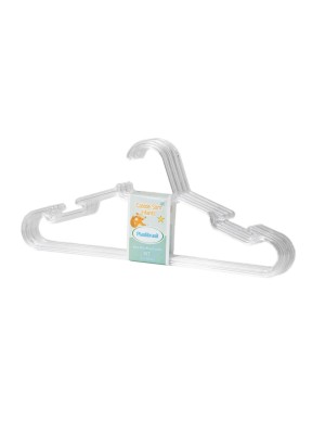 Kit 3Cabides Infantis Reforçados Transparente Cristal Acrílico 