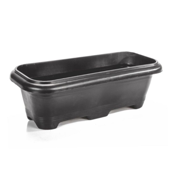 FLOREIRA 7,5L PRETO DE PLAST. UN