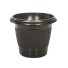 VASO REDONDO PRETO 1,75LTS DE PLAST.