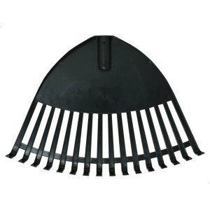 VASSOURA PLASTICA PARA JARDIM N16 PRETO 36,5X27,5CM UN.