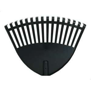 VASSOURA PLASTICA PARA JARDIM N16 PRETO 36,5X27,5CM UN.