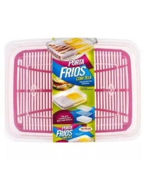 PORTA FRIOS RETANGULAR 24X18X5CM UN.