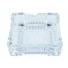 CINZEIRO DE VIDRO QUADRA ASHTRAY 175ML 10,5CM UN.