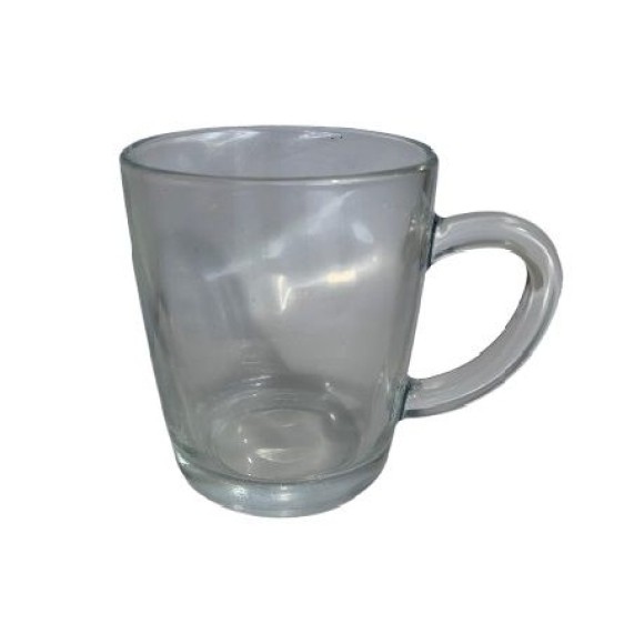 XICARA DE VIDRO 350ML CAPPUCCINO JUMBO CONJ C/6PCS UN.