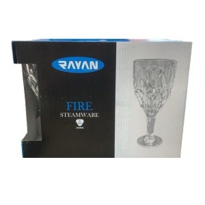 TACA DE VIDRO 250ML FIRE STEAMWARE CONJ C/6PCS UN.