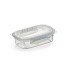 POTE RASO PEQUENO C/TRAVAS 270ML NATURAL UN.
