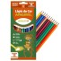 LAPIS DE COR PACOTE C/6PCS APAGAVEL C/12 CORES UN.