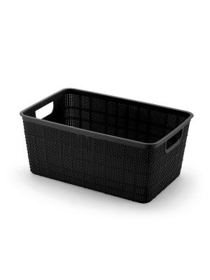 HOME ORGANIZER 4,0LTS PRETO 26,5X16,5X11,5CM UN.
