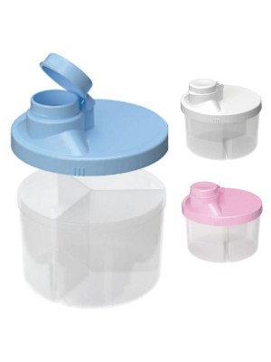 PORTA LEITE EM PO C/3 DIVISORIAS BRANCO 17,4X13X6CM UN.