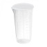 COPO MEDIDOR C/TAMPA BRANCA 500ML UN.