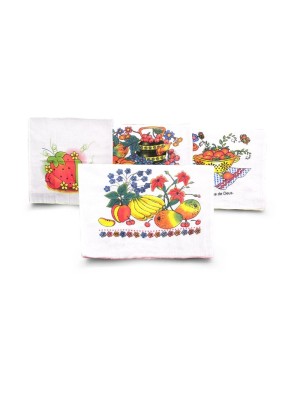 Pano de Copa Estampado 40x70cm Absorvente Decorativo para Cozinha Uso Diário