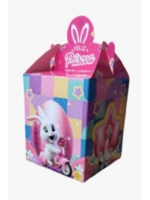 CAIXA MÁGICA P/ GULOSEIMAS PCT C/20PCS 10X10X12CM UN. ESTAMPA GLITTER