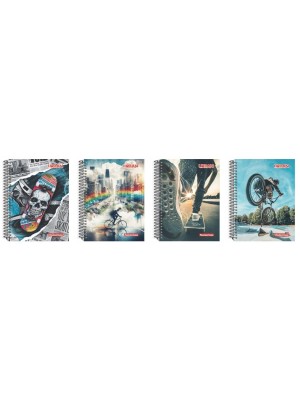 CADERNO UNIVERSITARIO 160FLS CD URBAN 10X1