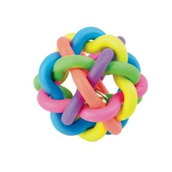 BOLA COM GUIZO 7CM UN. INGA