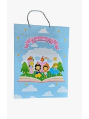 SACOLA PARA PRESENTE DE PAPEL 28X12X37CM UN. MULTIART