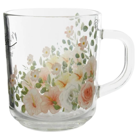 CANECA DIA DAS MAES VIDRO 250ML UN. CASCAVEL