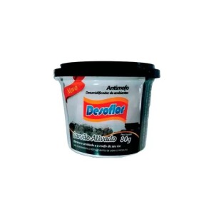 ANTIMOFO DESOFLOR CARVAO ATIVADO 80G UN. DESOFLOR