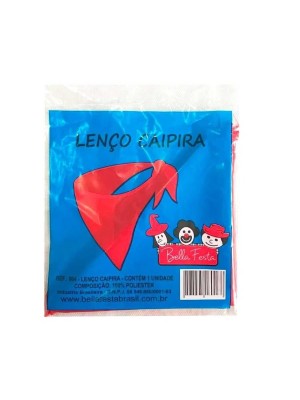 LENCO CAIPIRA VERMELHO UN. BELLA FESTA