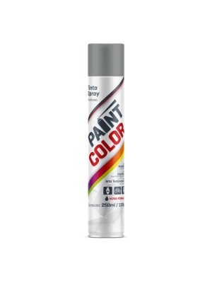 Tinta Spray 250ml Uso Geral Metalizada Cor Prata