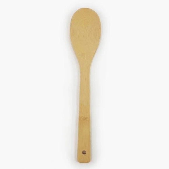 COLHER DE BAMBU 30CM UN.