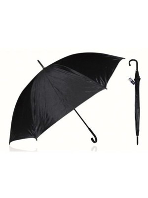 GUARDA CHUVA CABO CURVO C/8 VAR. DUPLAS 75CM UN.