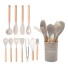 UTENSILIOS DE SILICONE PARA COZINHA E PLASTICO C/12PCS UN.