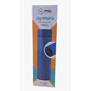 GARRAFA TERMICA 480ML COM DISPLAY DE TEMPERATURA LED UN