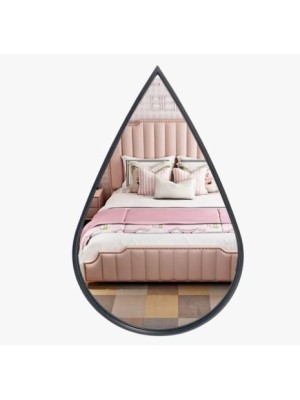 ESPELHO 60X40CM DE PLASTICO DECORATIVO UN.