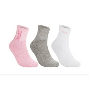 MEIA CANO MÉDIO C/3PARES ESPORT. ADULTO 34-39 UN.