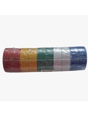 FITA ISOLANTE COLORIDA PCT C/10PCS 5 METROS UN.