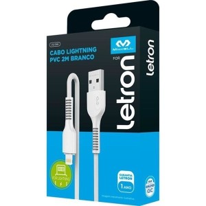 CABO LIGHTNING IOS 1M BRANCO VQ-D135 UN.