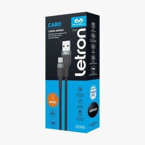 CABO TIPO C TRANCADO 2.4A 1M PRETO