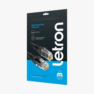 CABO 2M RJ45 (M)-RJ45(M) REDE LAN UN. 